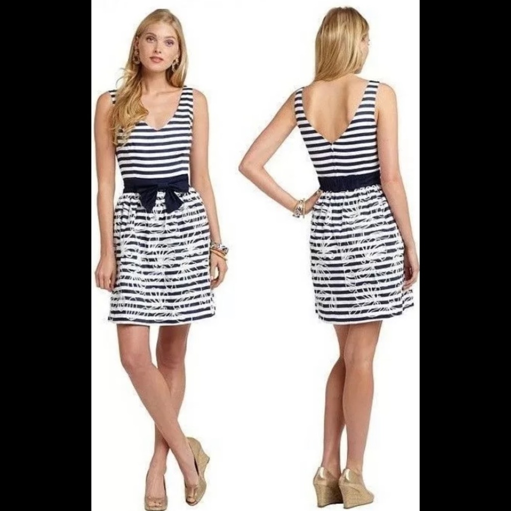 Lilly Pulitzer Navy Roswell We Will Go Dress 8